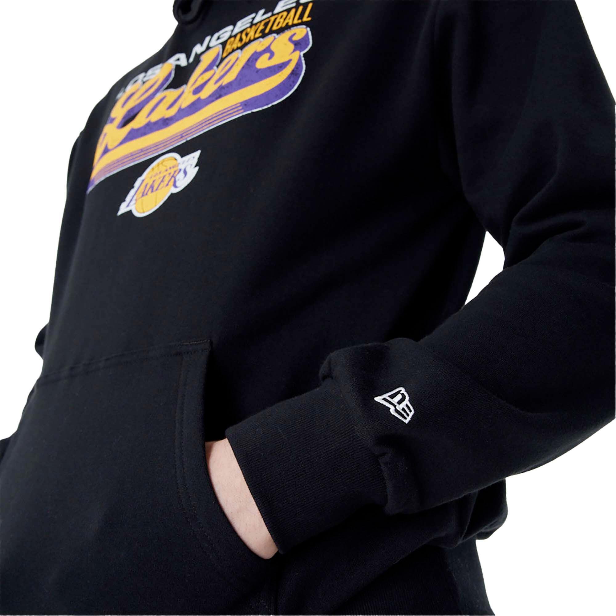 Felpa New Era Nba Graphic Os Hoody Loslak  Blkagd Adulto 3/4