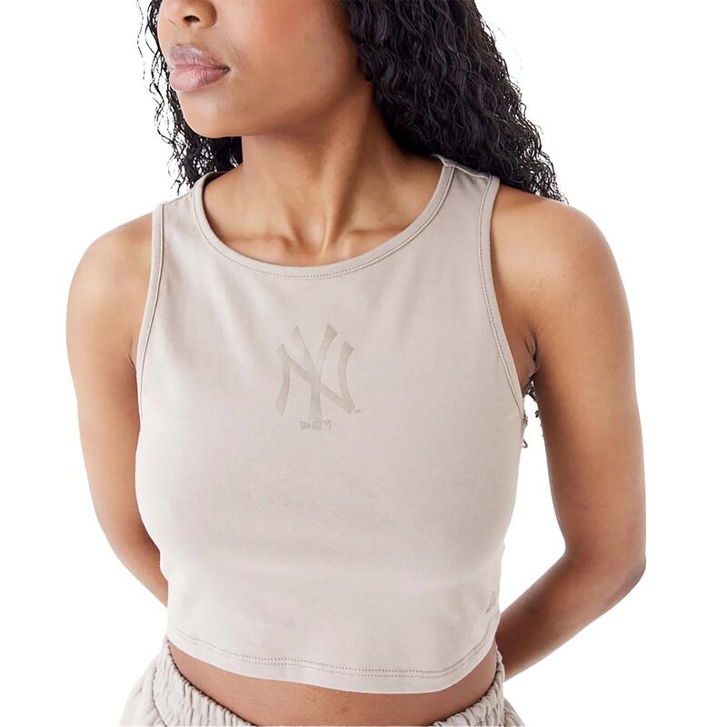 New Era Mlb T-Shirt Le Crop Tank Neyyan Abrabr Vrouwen