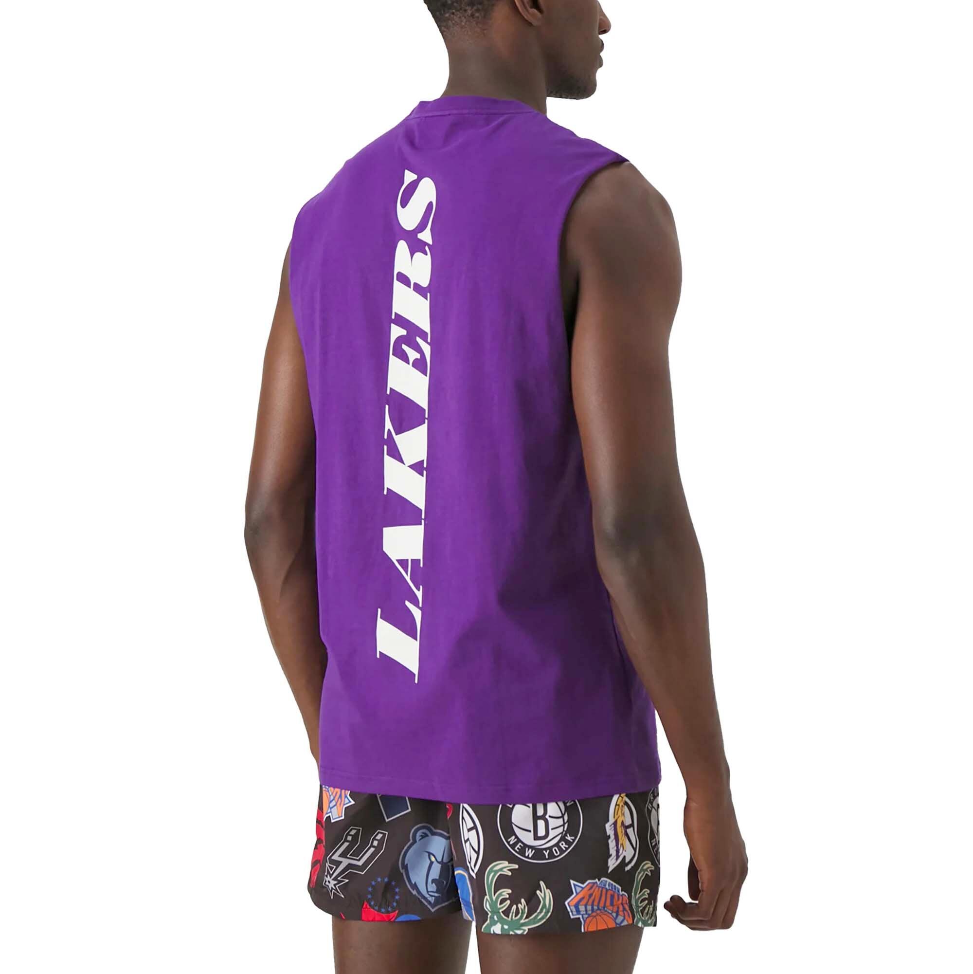 New Era Nba T-Shirt Sans Manches Loslak Trpwhi Adulte 3/3
