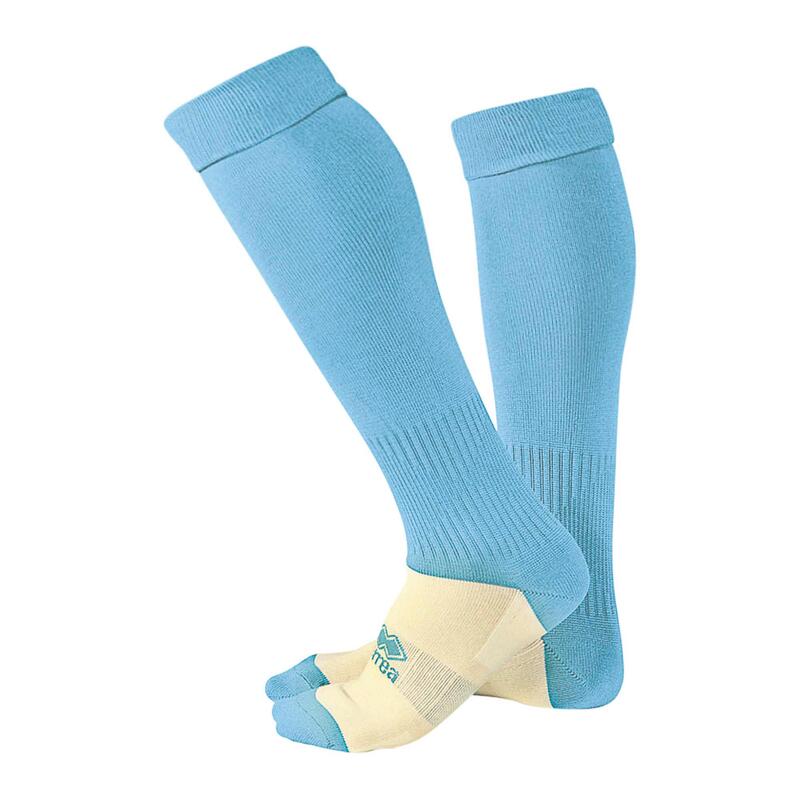 Errea Socks Calcetines Con Pie Pl Kid Poliester 000005 Azul Claro NIño