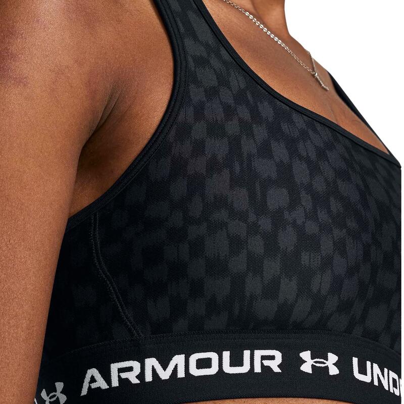 Under Armour Ua Crossback Mid Print Ondergoed Bh's Vrouwen