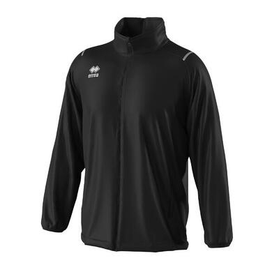 Errea Pressing Rain Jacket Jr Schwarz Erwachsene