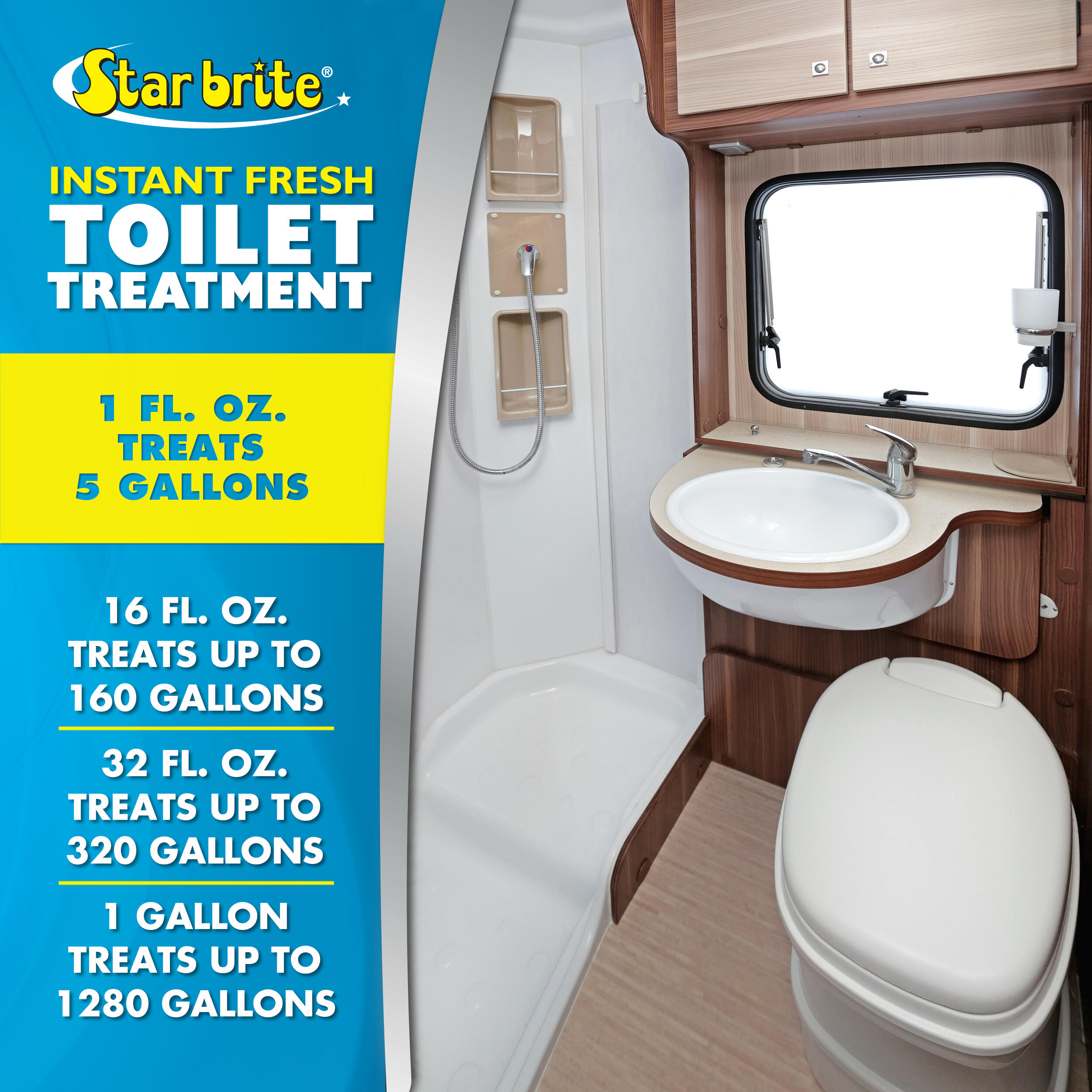 Produto para tratamento sanitário da Star Brite Pinho 2/3