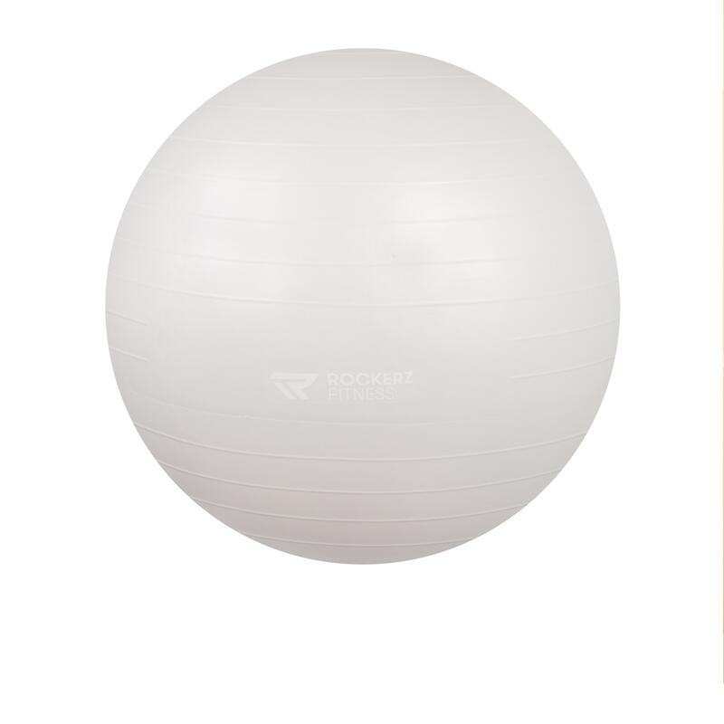 Ballon de fitness - Ballon de yoga - Ballon de gym - 65 cm - Pearl