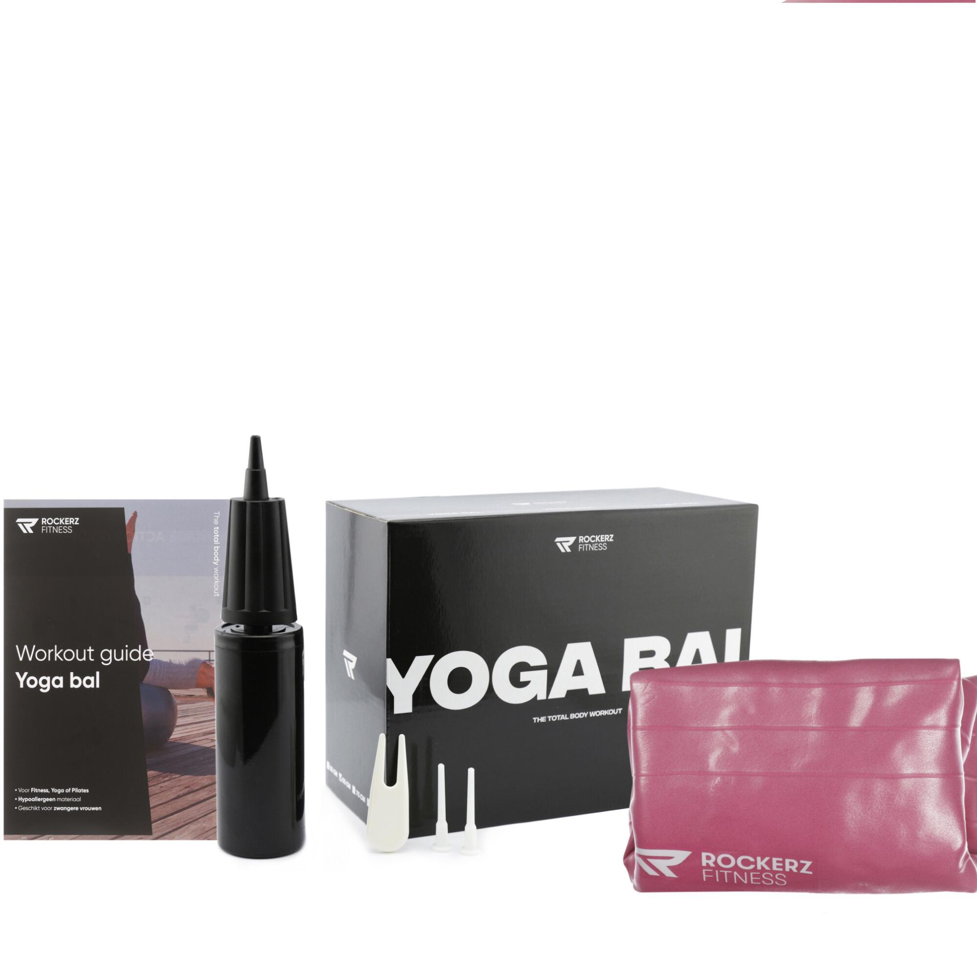 Fitnessbal - Yoga bal - Gymbal - Zitbal - 65 cm - Kleur: Muave 6/7