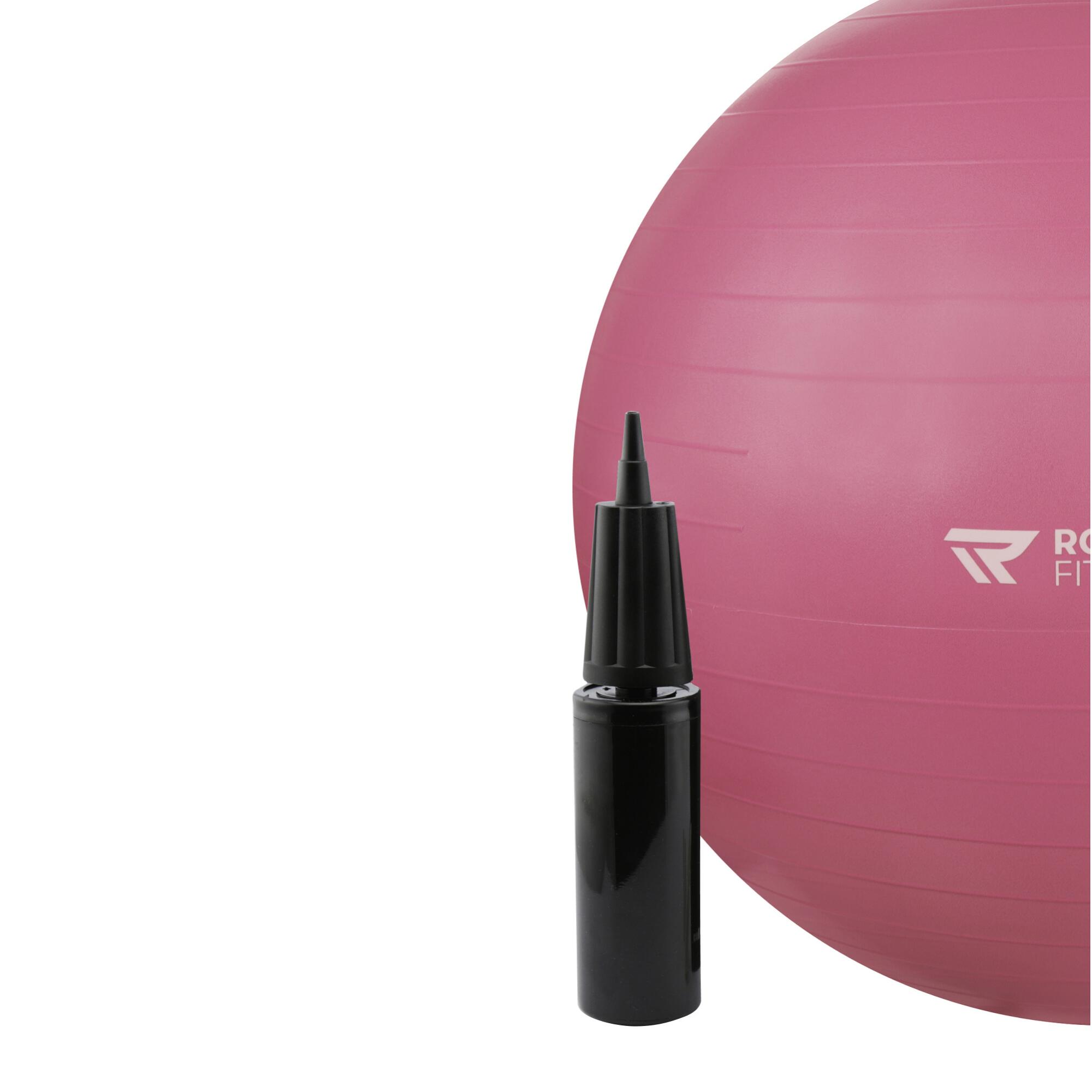 Fitnessbal - Yoga bal - Gymbal - Zitbal - 65 cm - Kleur: Muave 4/7