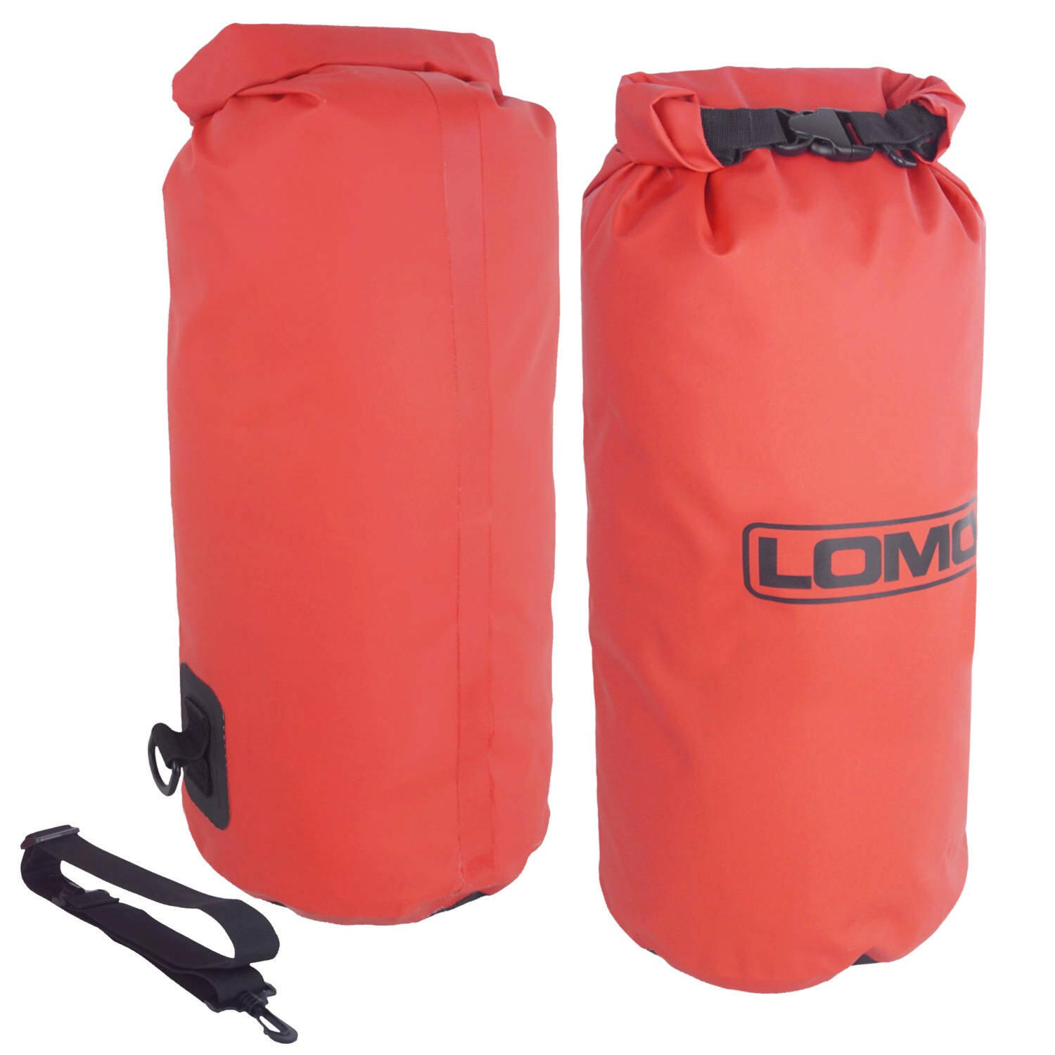 LOMO Lomo 20L Drybags - Red heavy duty drybag with shoulder strap