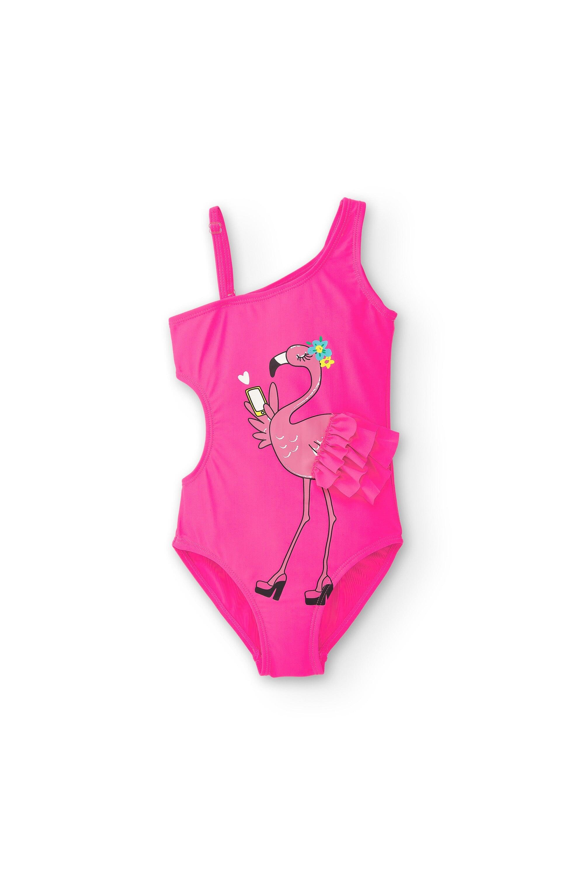 Ropa de baño de niña fucsia 2/4