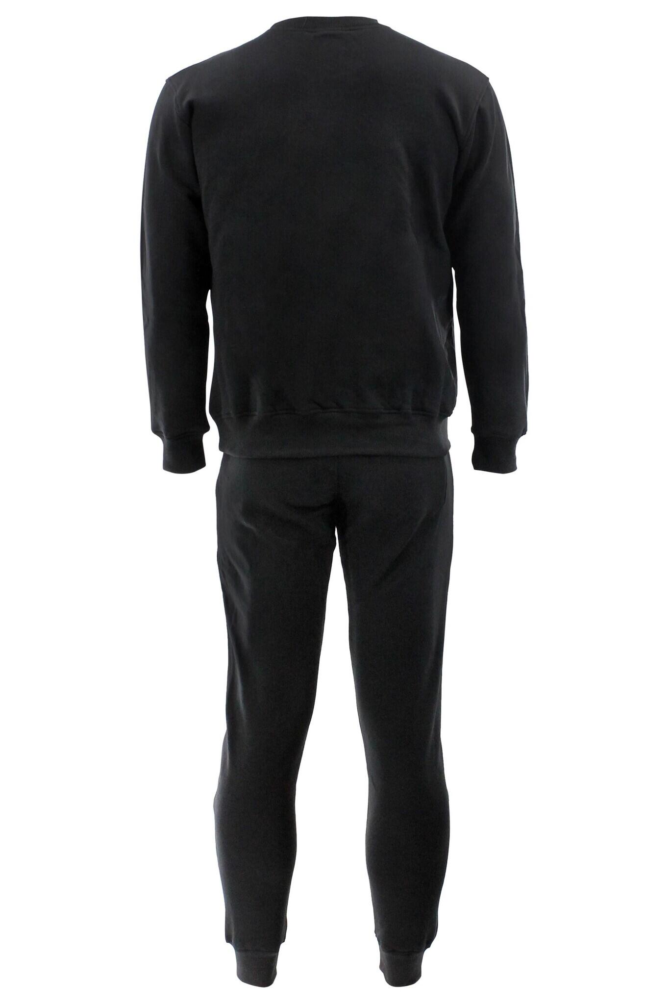 Joggingpak sweater Heren/Dames signature Milano zwart Fitness en Hardlopen 2/5