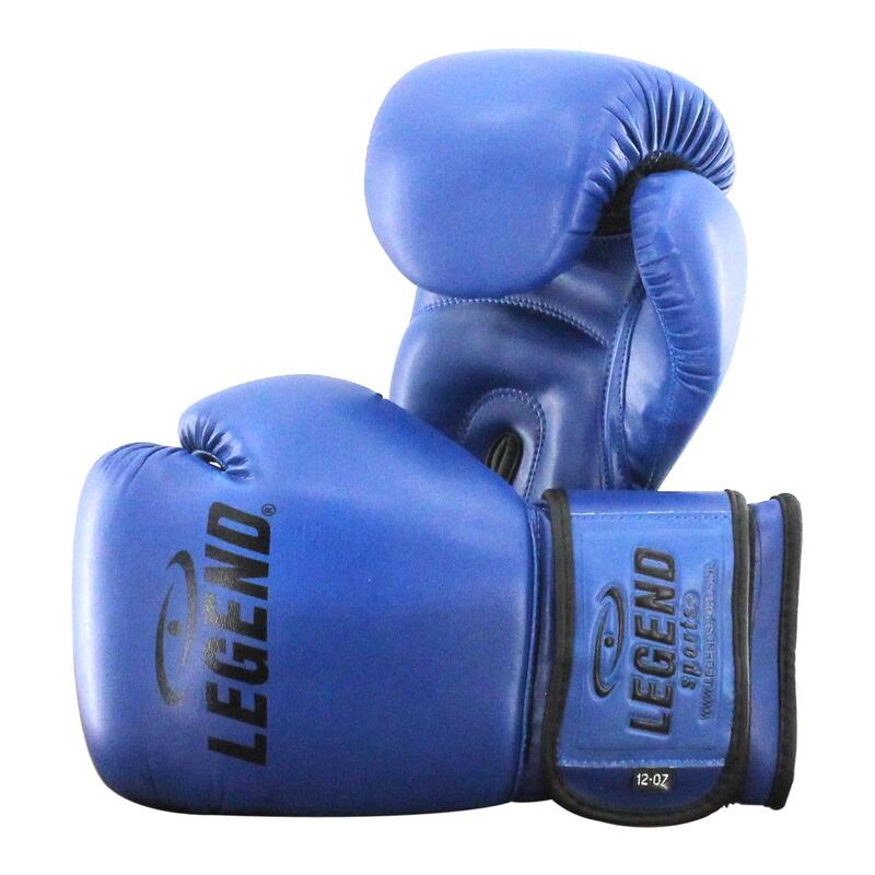 Gants de boxe Powerfit & Protect Homme/Femme Bleu PU