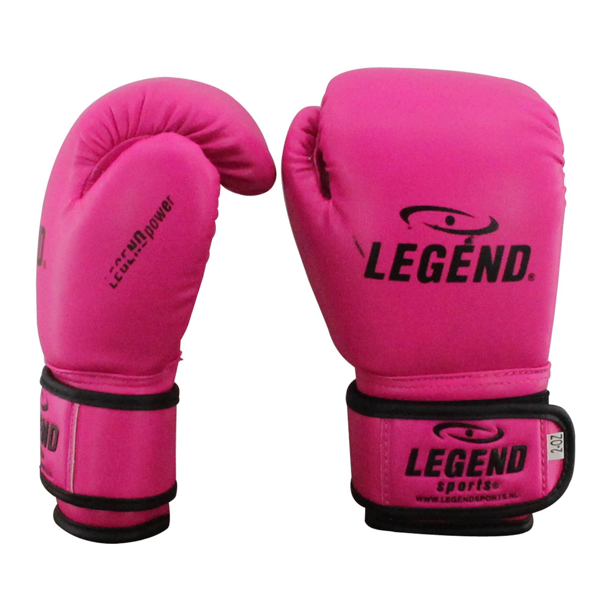 LEGEND SPORTS Kinder Bokshandschoenen 1-5 jaar Neon Roze 2OZ PU