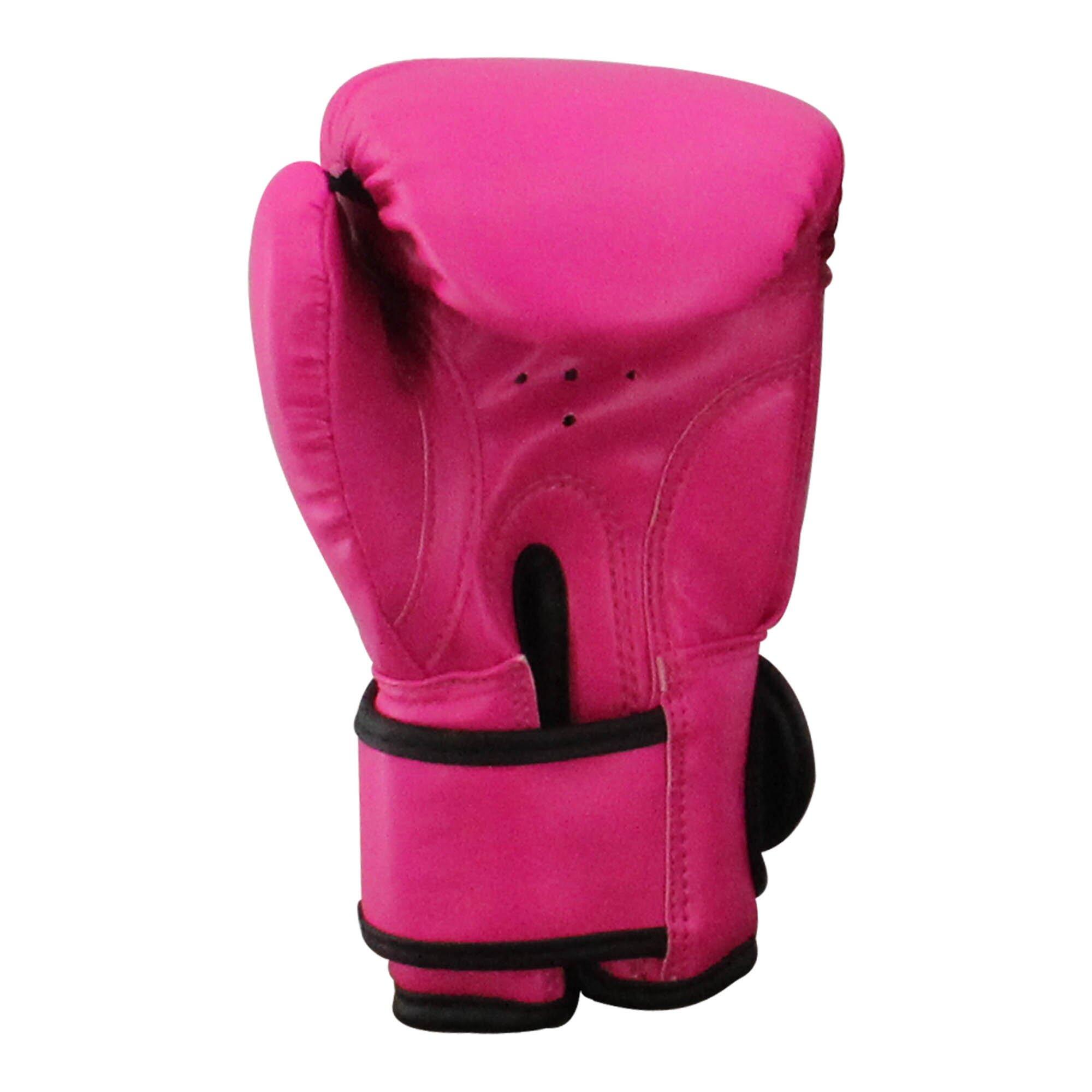 Gants de Boxe Enfant 1-5 ans Rose Fluo 2OZ PU 2/6