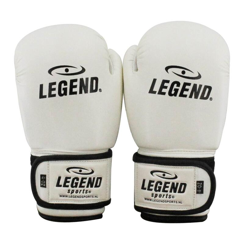 Gants de Boxe Enfant 4-8 ans Blanc 4oz/6oz PU