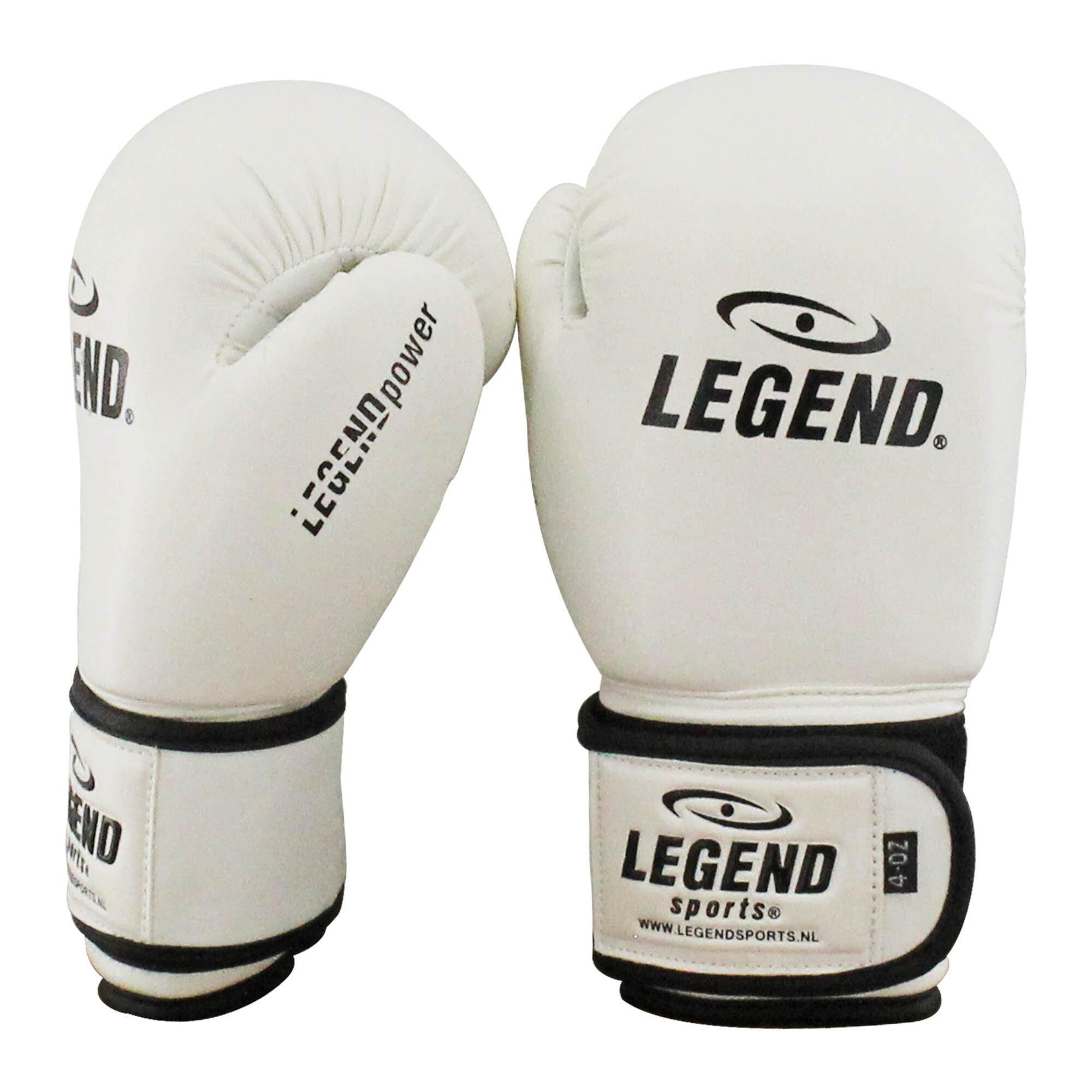 Gants de Boxe Enfant 4-8 ans Blanc 4oz/6oz PU 3/5