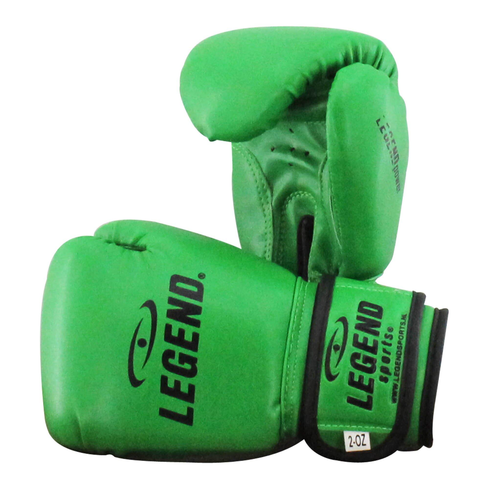Gants de Boxe Enfant 1-5 ans Vert 2OZ PU 2/6