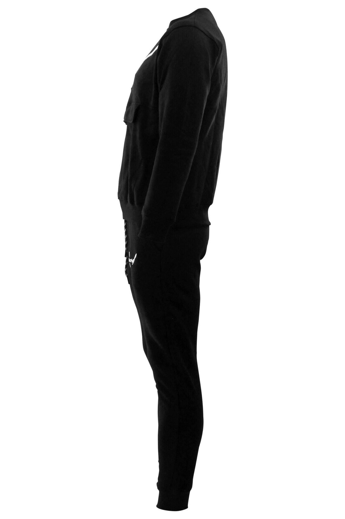 Joggingpak sweater Heren/Dames signature Milano zwart Fitness en Hardlopen 3/5