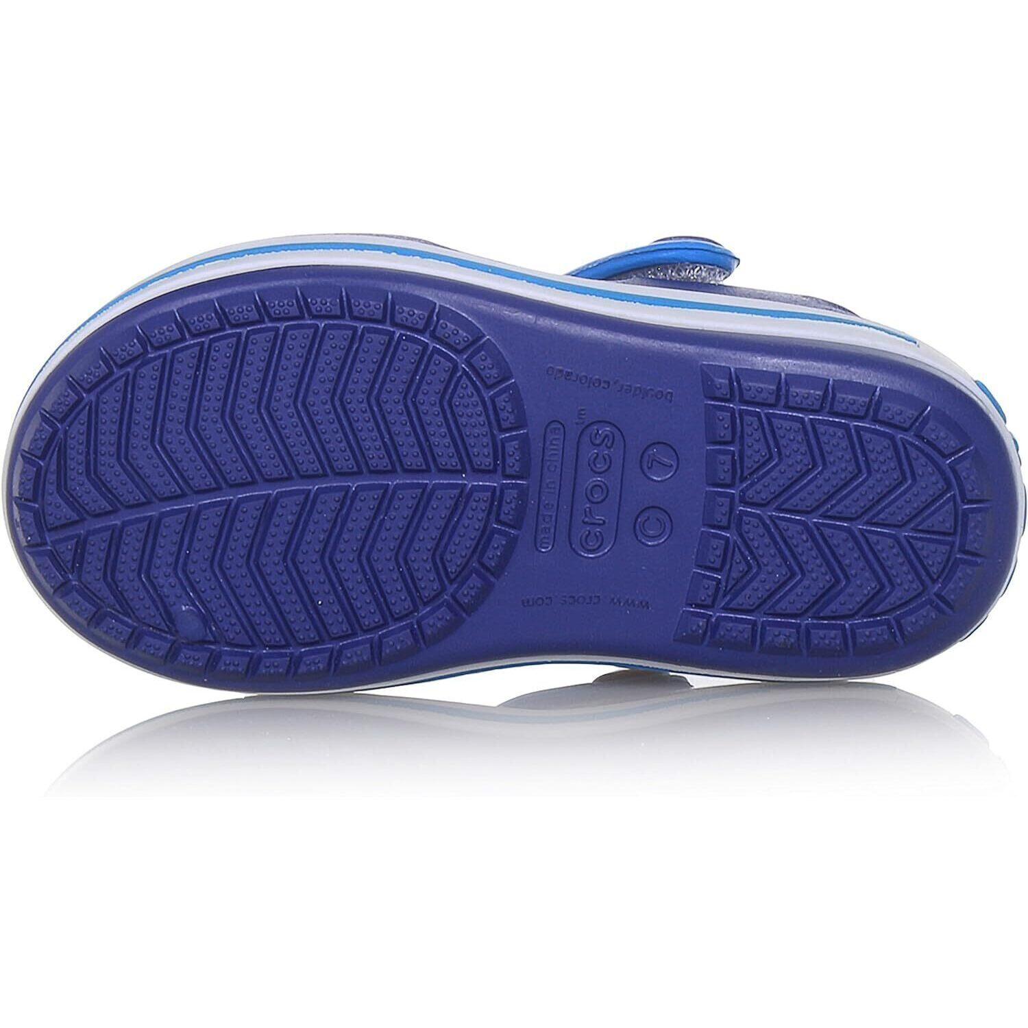 Des sandales Crocs Crocband, Bleu, Enfants 5/7