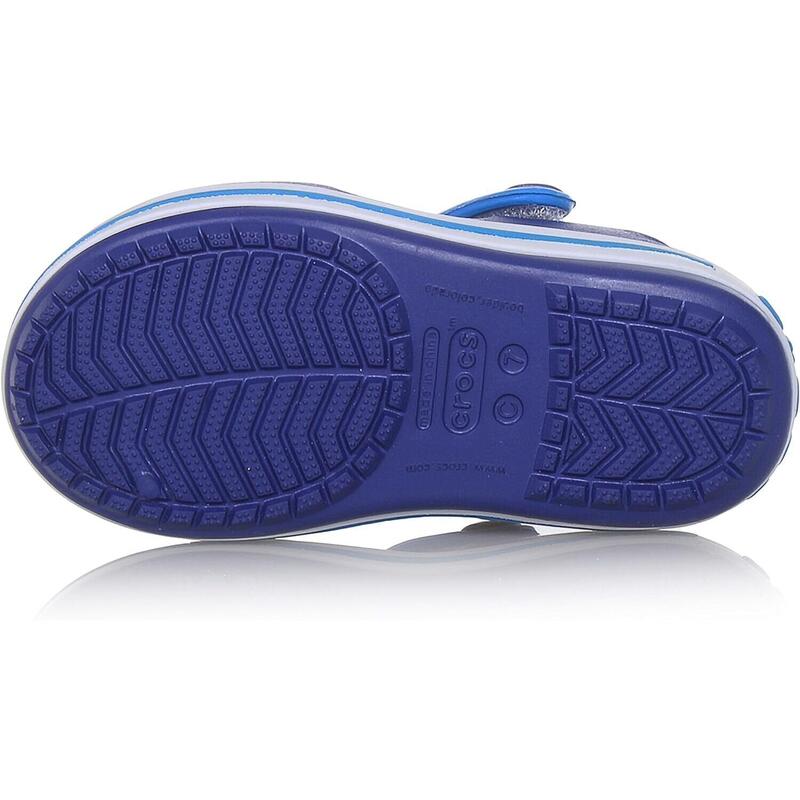 Des sandales Crocs Crocband, Bleu, Enfants