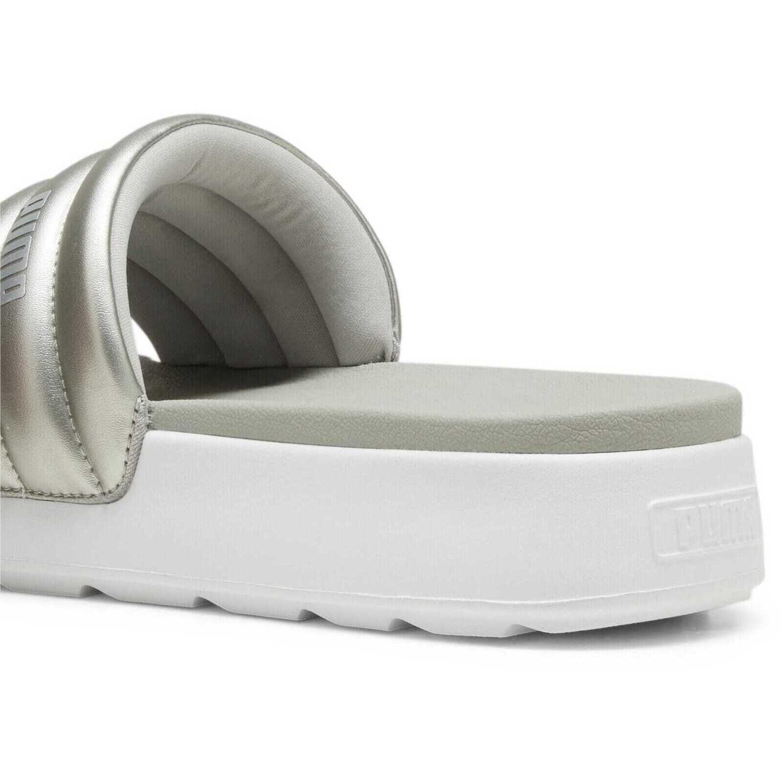 Tongs Puma Karmen Slide Puffy, Gris, Femmes 4/7