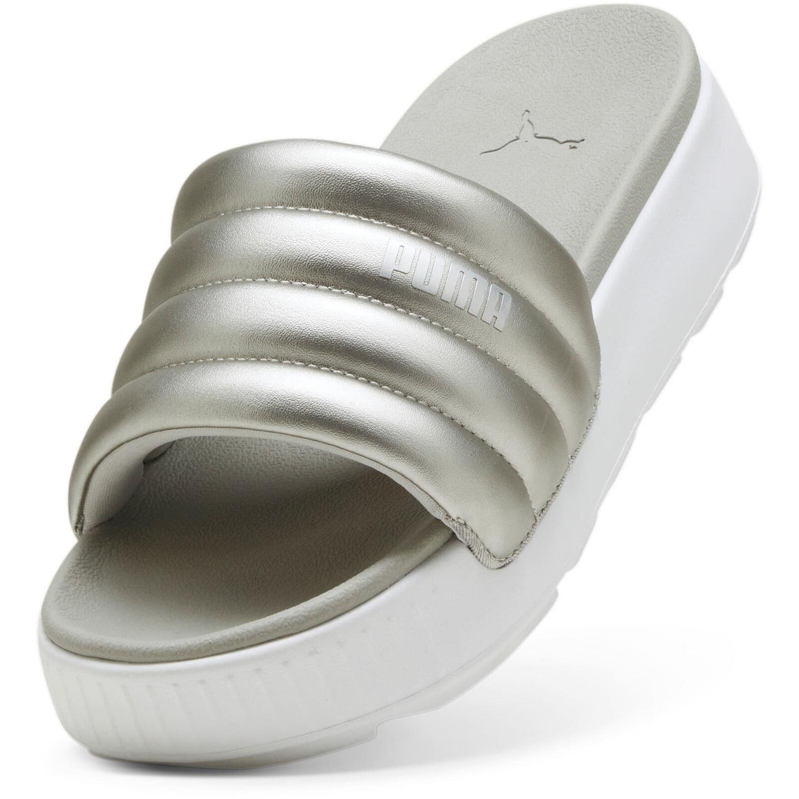 Tongs Puma Karmen Slide Puffy, Gris, Femmes 5/7