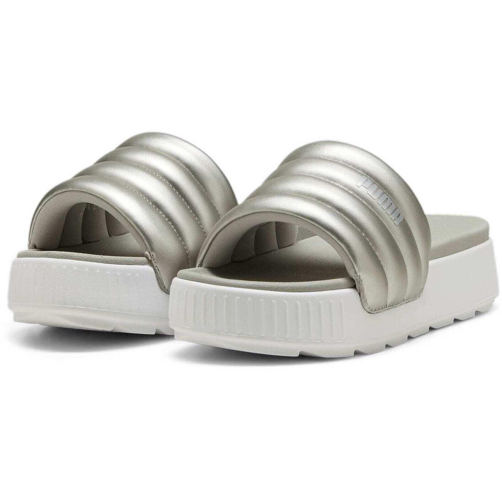 Tongs Puma Karmen Slide Puffy, Gris, Femmes 3/7