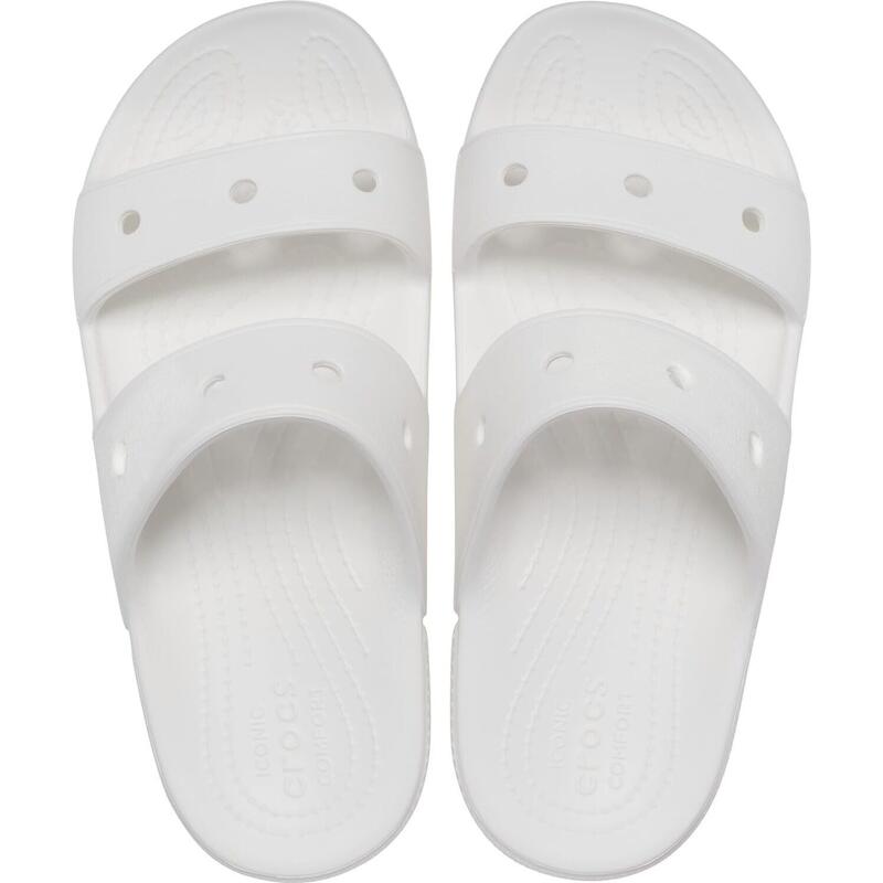 Slapi unisex Crocs Classic, Alb