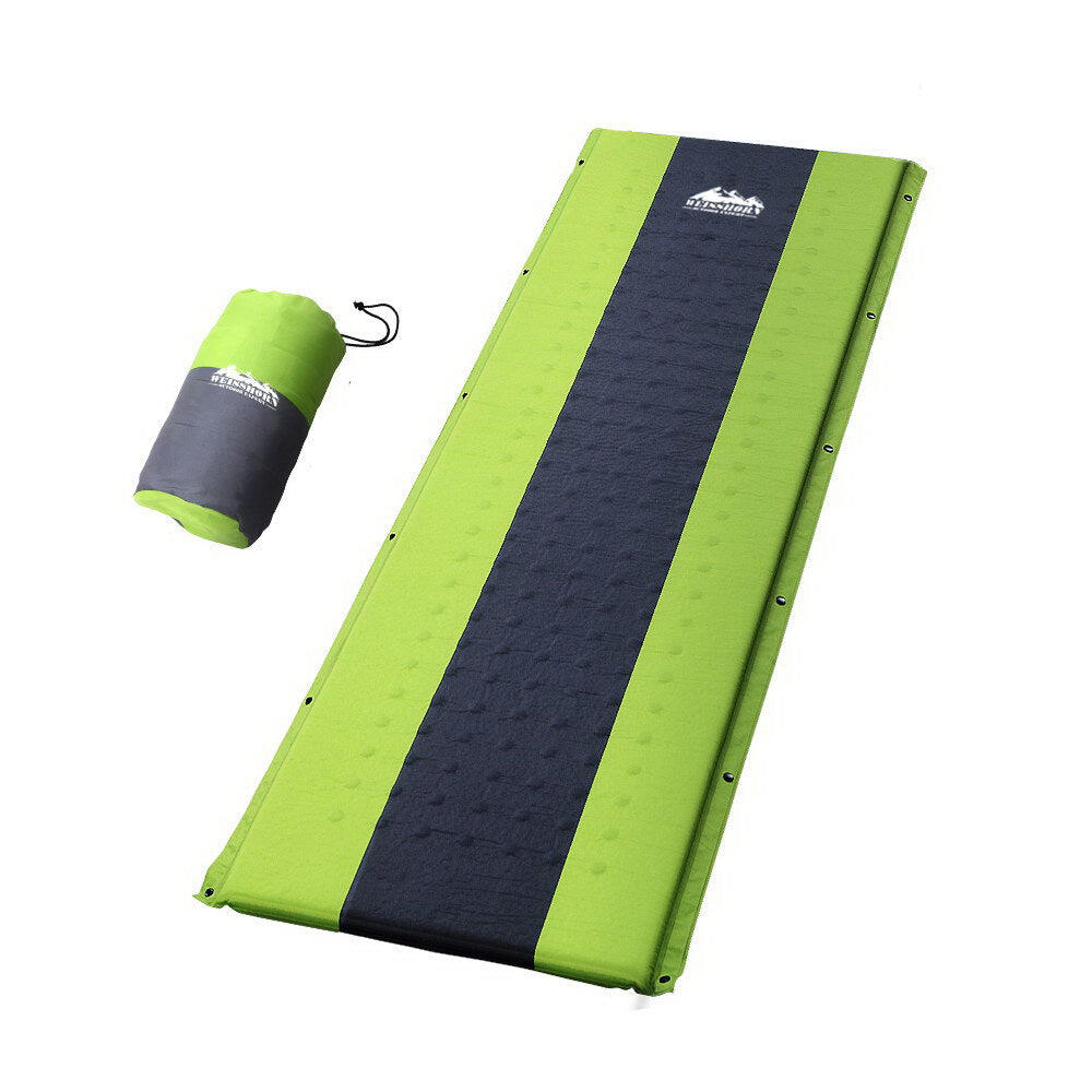 Self Inflating Mattress Camping Sleeping Mat Air Bed Pad Single