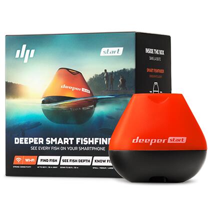 Deeper Smart Sonar Avvia l'ecoscandaglio da pesca