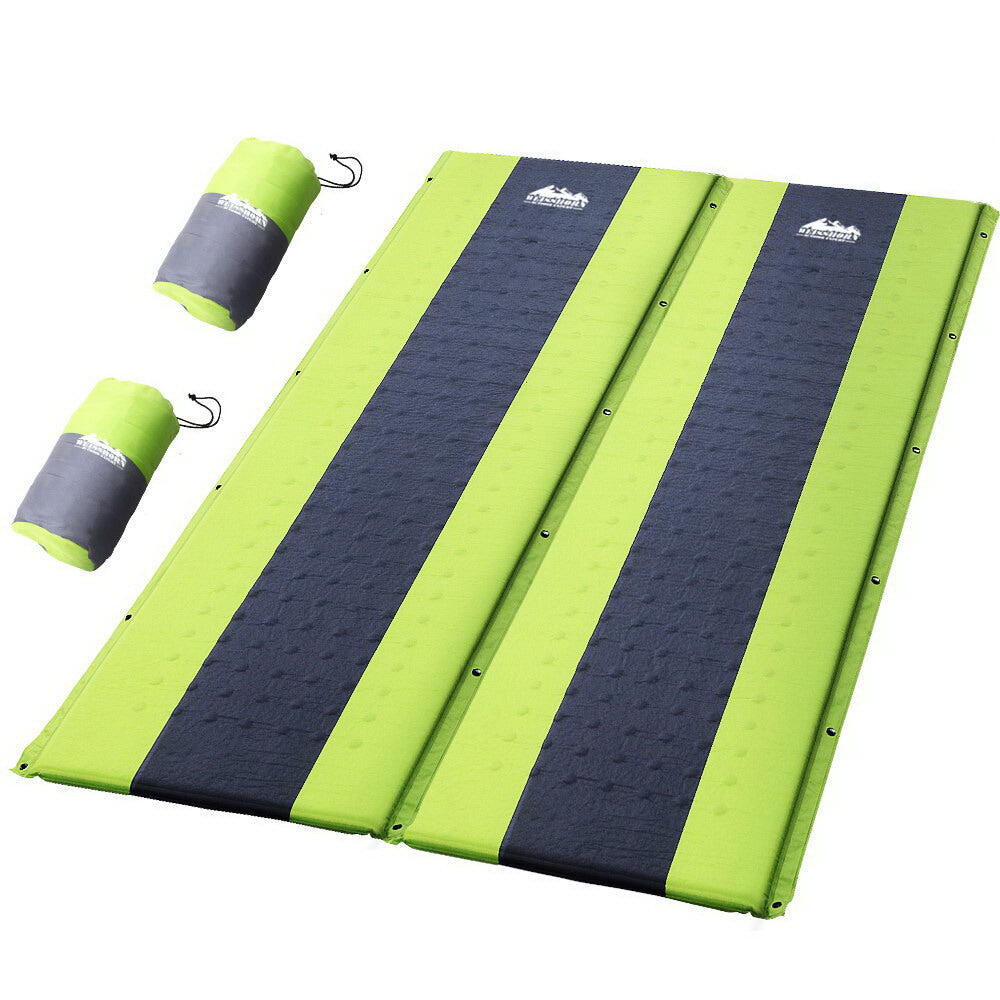 Self Inflating Mattress Camping Sleeping Mat Air Bed Pad Double