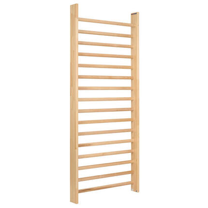 Sprossenwand Einzelfeld, 240x100 cm Turnen Unisex Holz-Natur