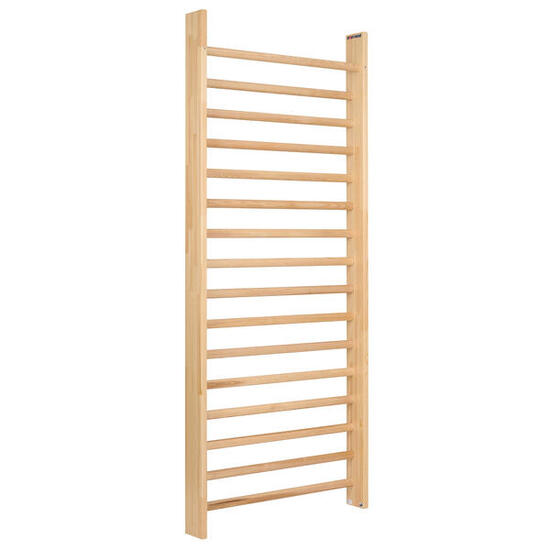 Sprossenwand Einzelfeld, 240x100 cm Turnen Unisex Holz-Natur