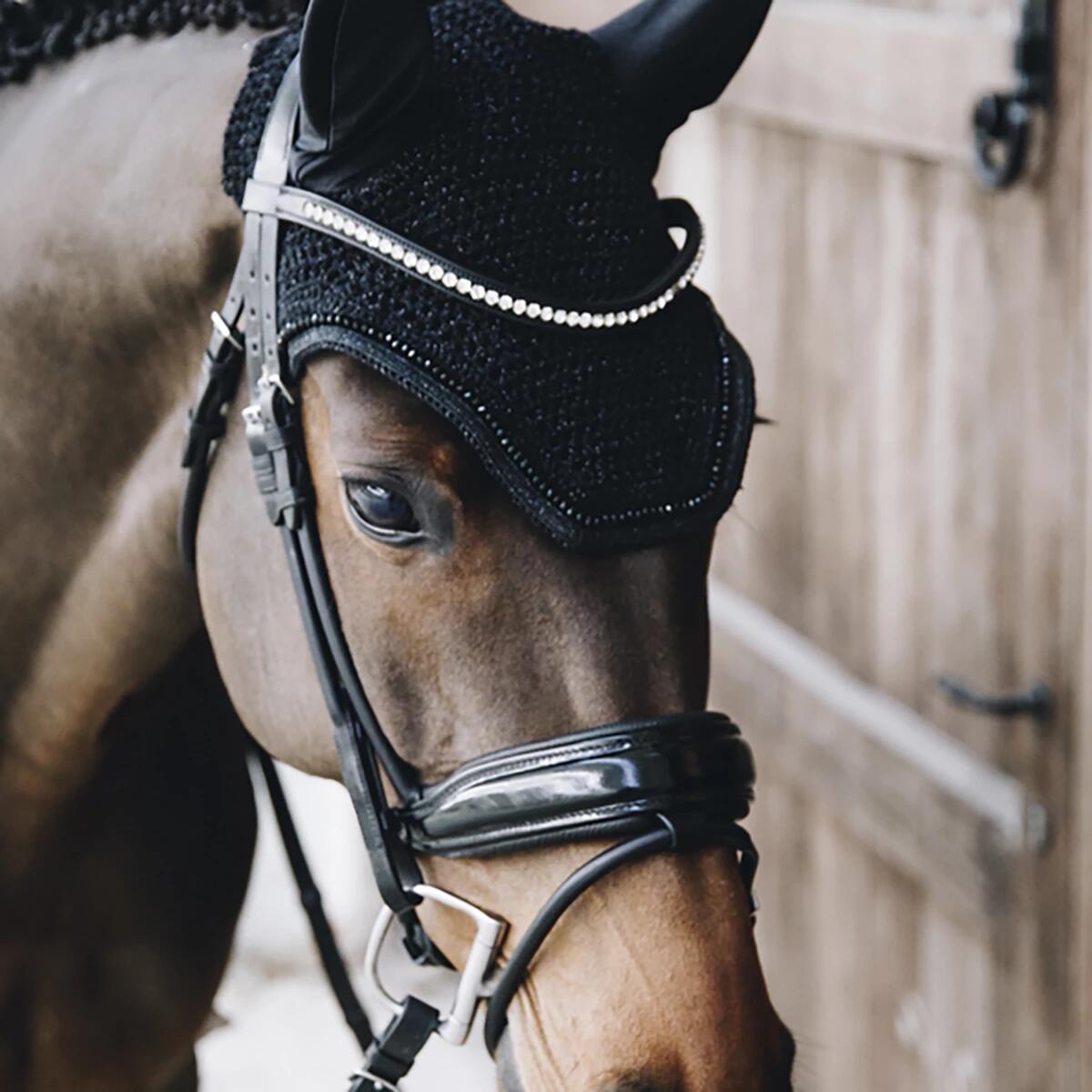 Oornetje Wellington glitter soundless zwart 2/6