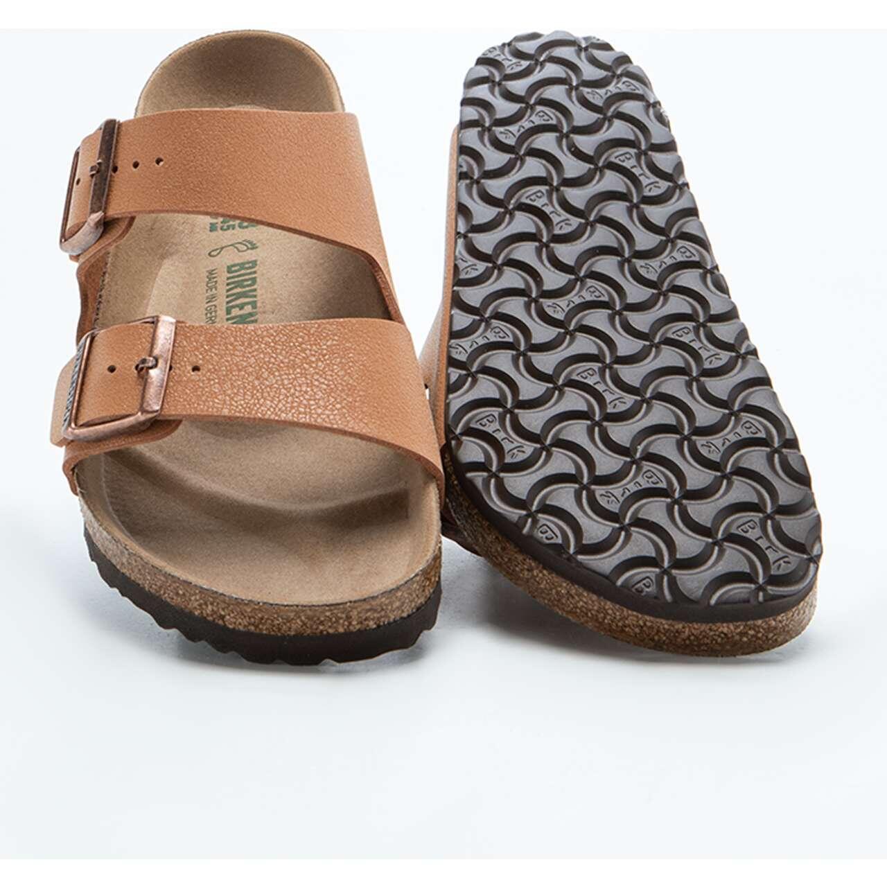 Klapki turystyczne uniseks Birkenstock Arizona Earthy Vegan Pecan 4/6