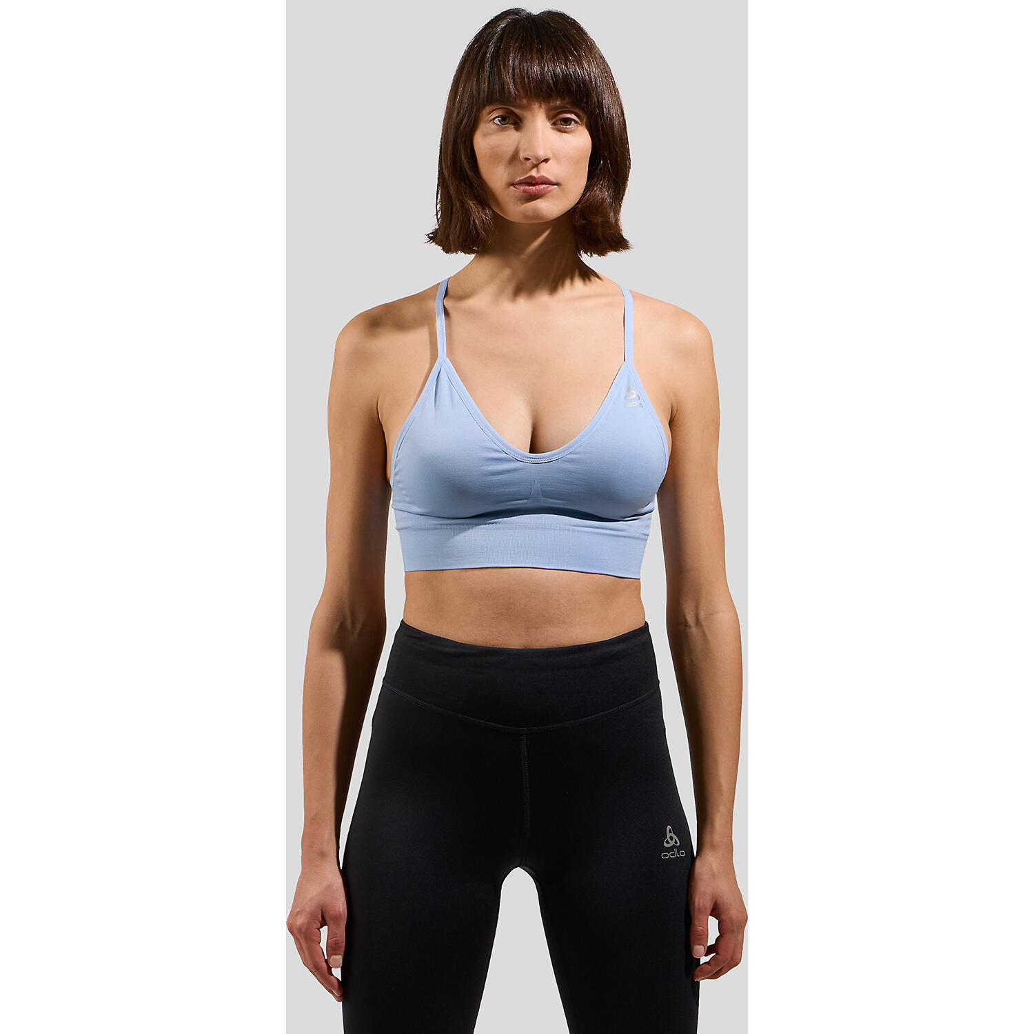 Biustonosz damski ODLO Padded Seamless Soft 2.0 Sport Bra 3/4