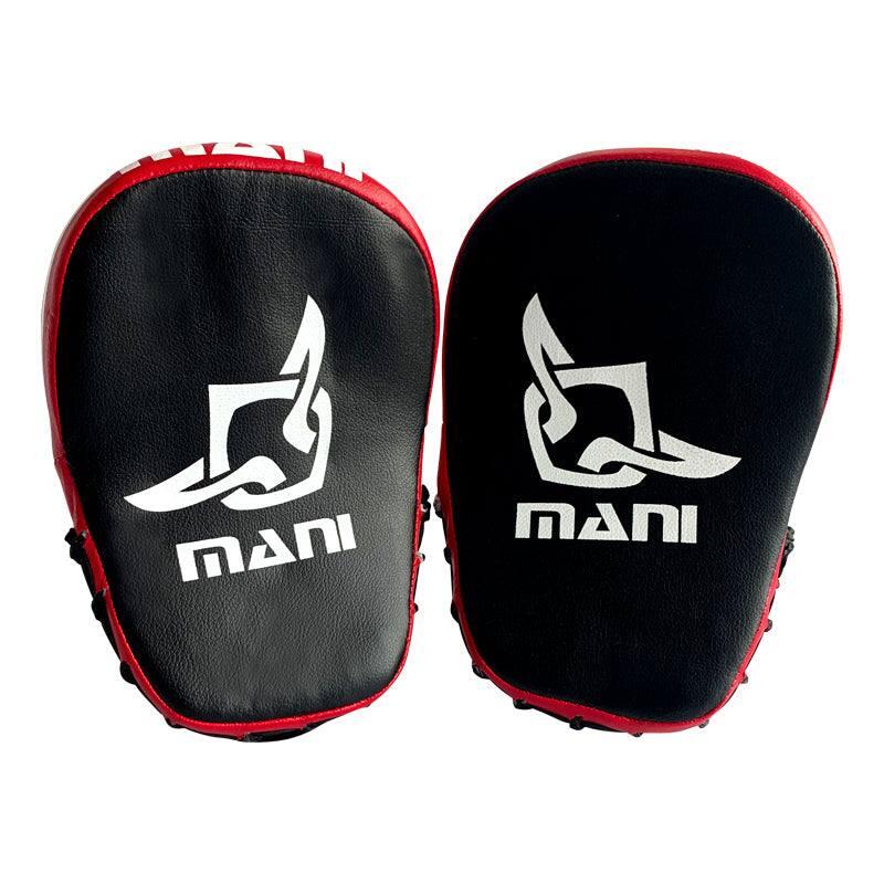 RED & BLACK CURVED KIDS FOCUS MITTS