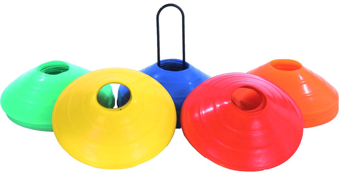 FIELD MARKER CONES WITH CONE HANGER - SET OF 50