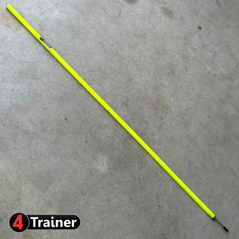 PIQUETS SLALOM - Pointe Acier Jaune x5 - 180cm - 4TRAINER 3/4