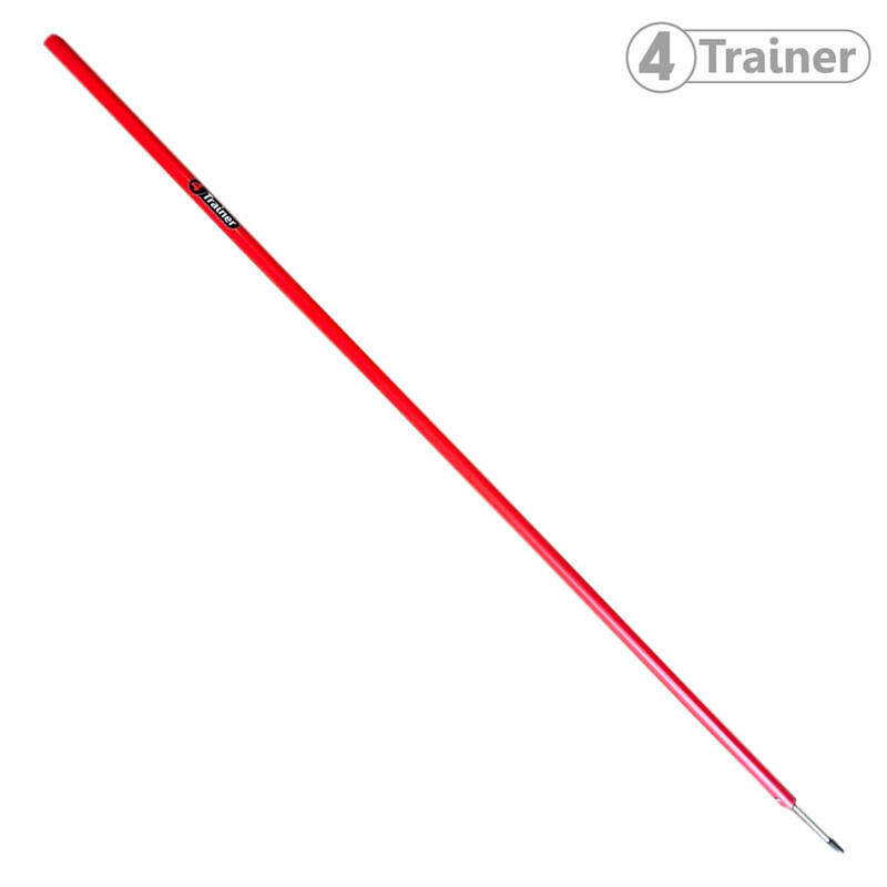 PIQUETS SLALOM - Pointe Acier Rouge x5 - 160cm - 4TRAINER 2/4