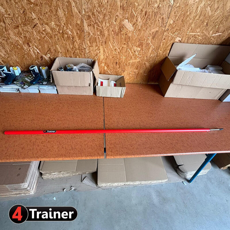 PIQUETS SLALOM - Pointe Acier Rouge x5 - 160cm - 4TRAINER 3/4