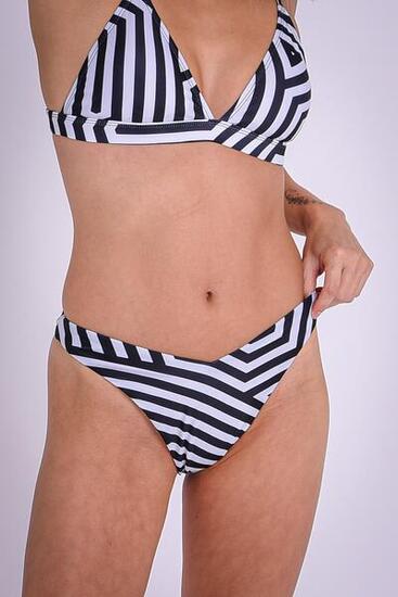Fall-Line-Bikinihose mit V-Ausschnitt