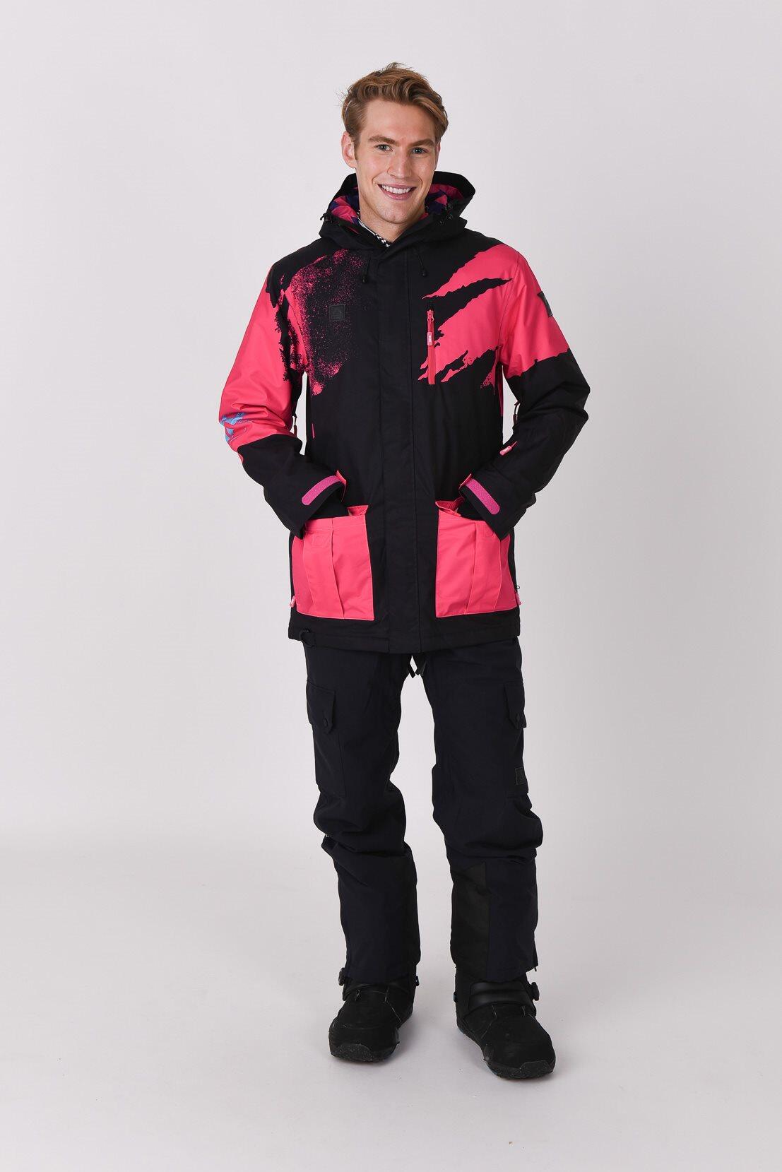 Afterparty Jacket Black & Pink Men's 4/5