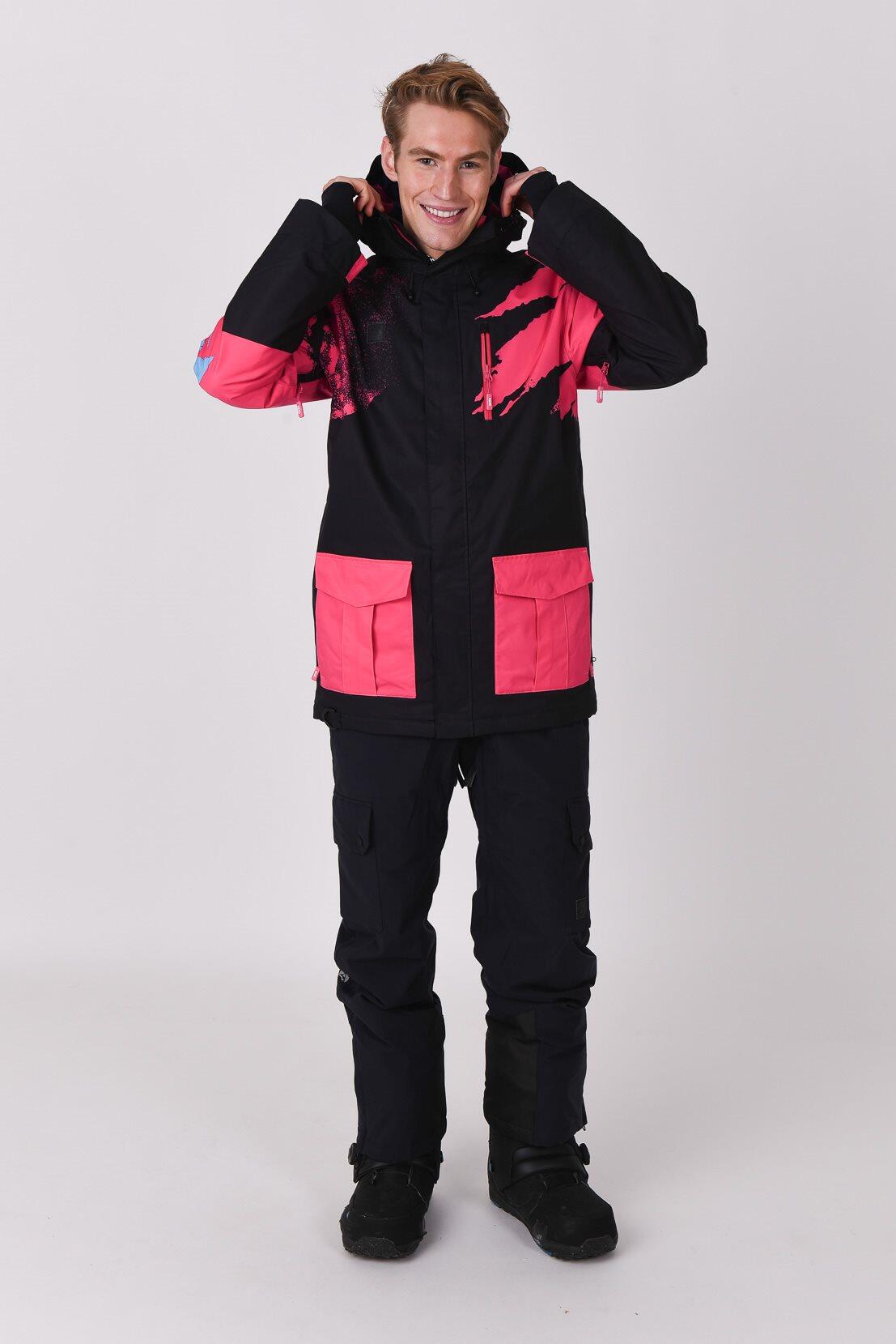 Afterparty Jacket Black & Pink Men's 5/5