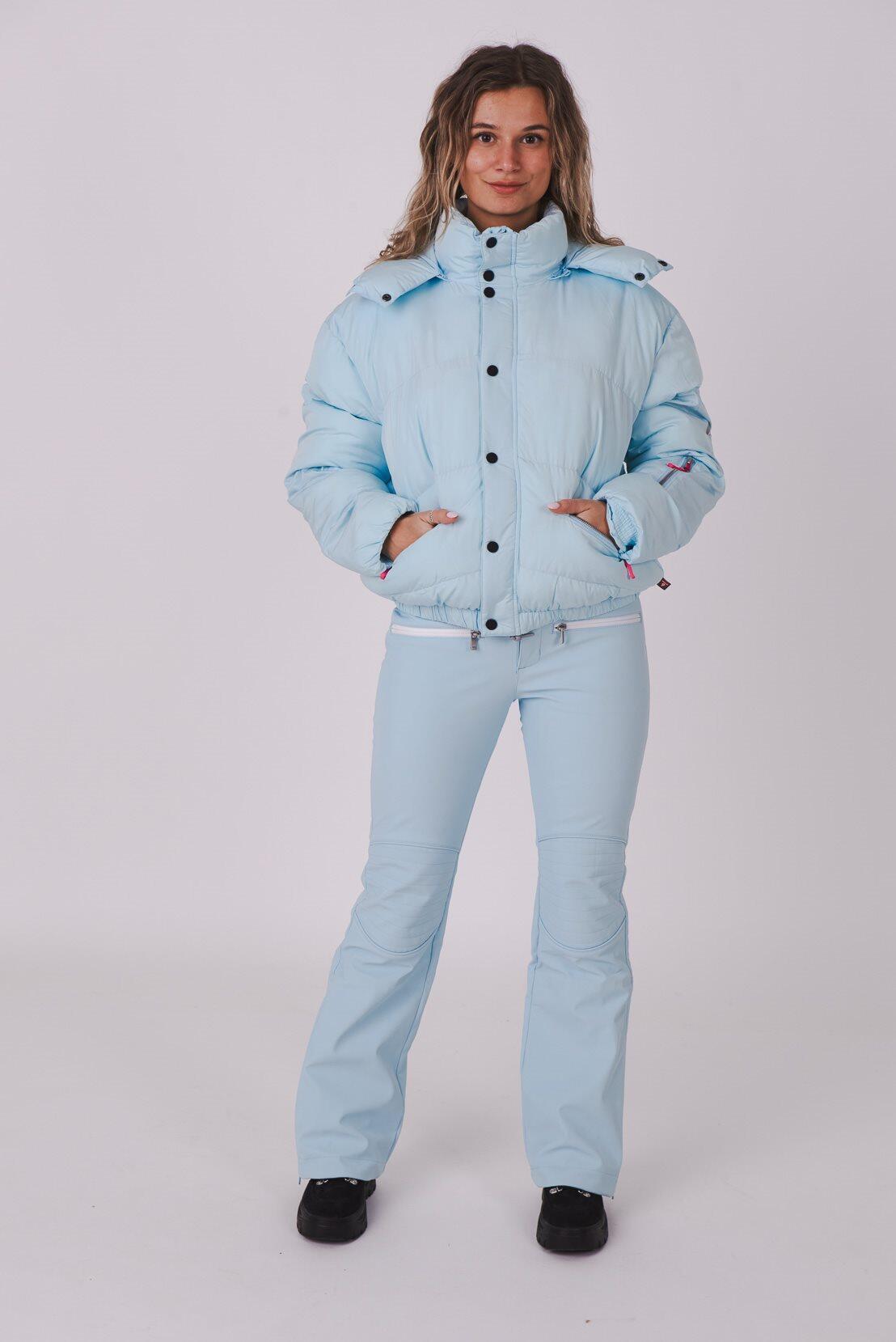 OOSC Ice Blue Chic Puffer Jacket
