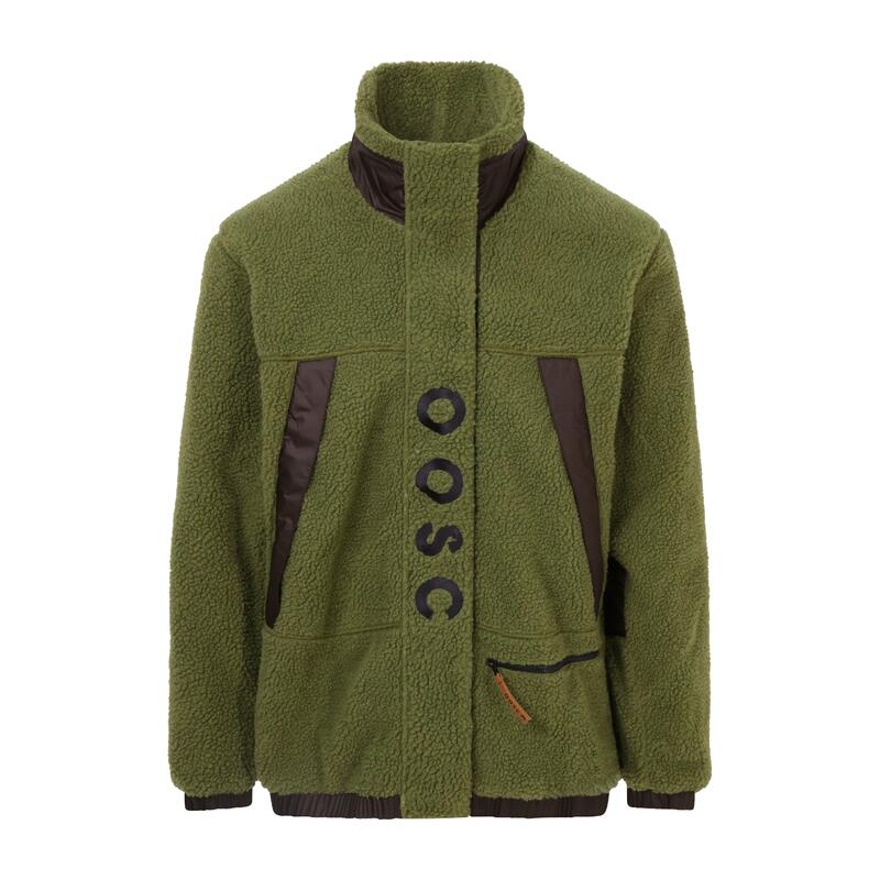 Sherpa Fleece Jacket - Khaki / Kalo