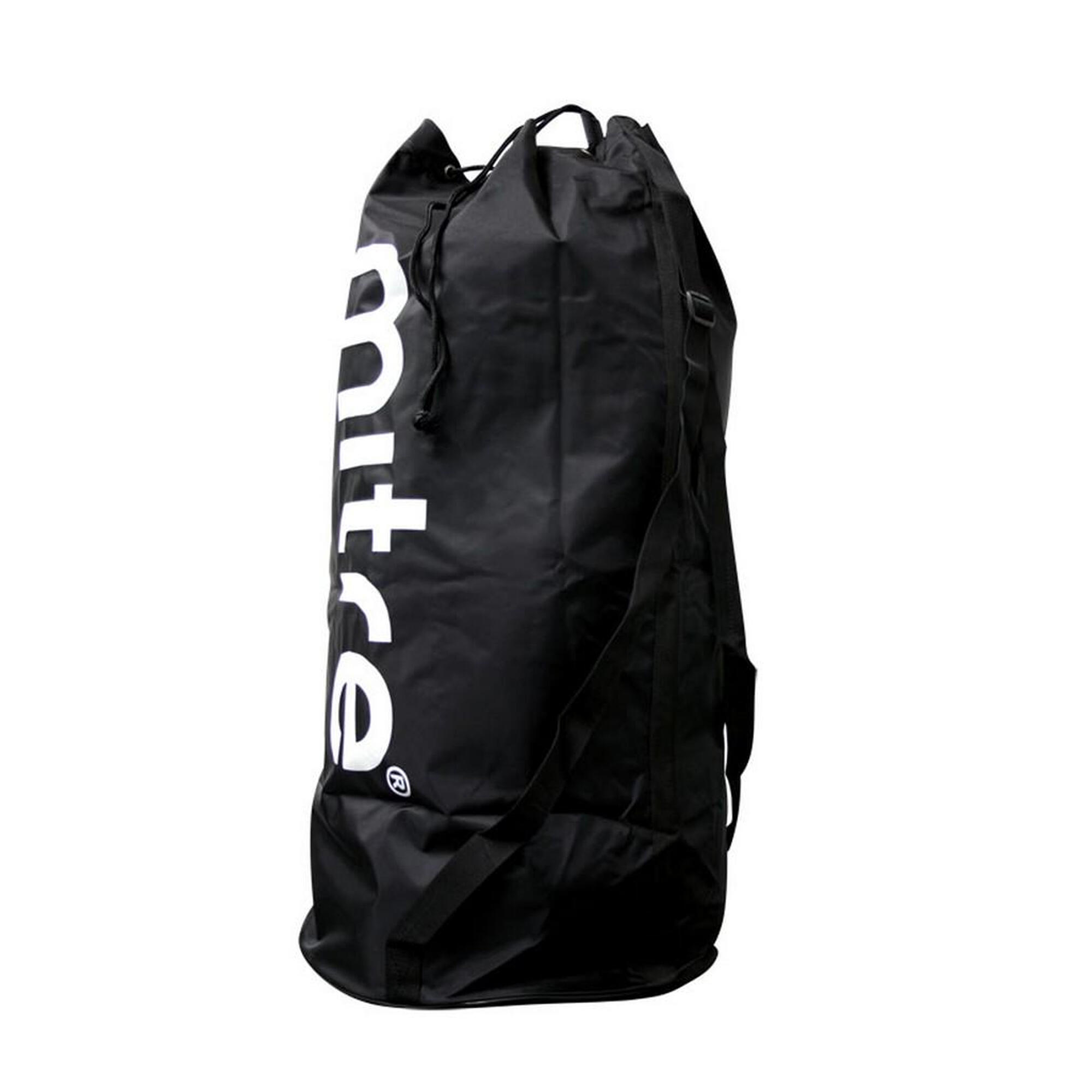 Nylon Football Bag (Black/White) 2/2