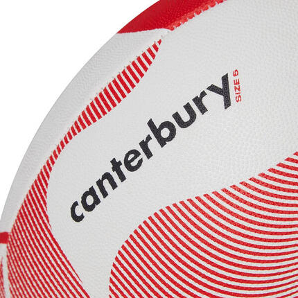 Ballon De Rugby THRILLSEEKER PLAY (Blanc / Rouge) Taille 5