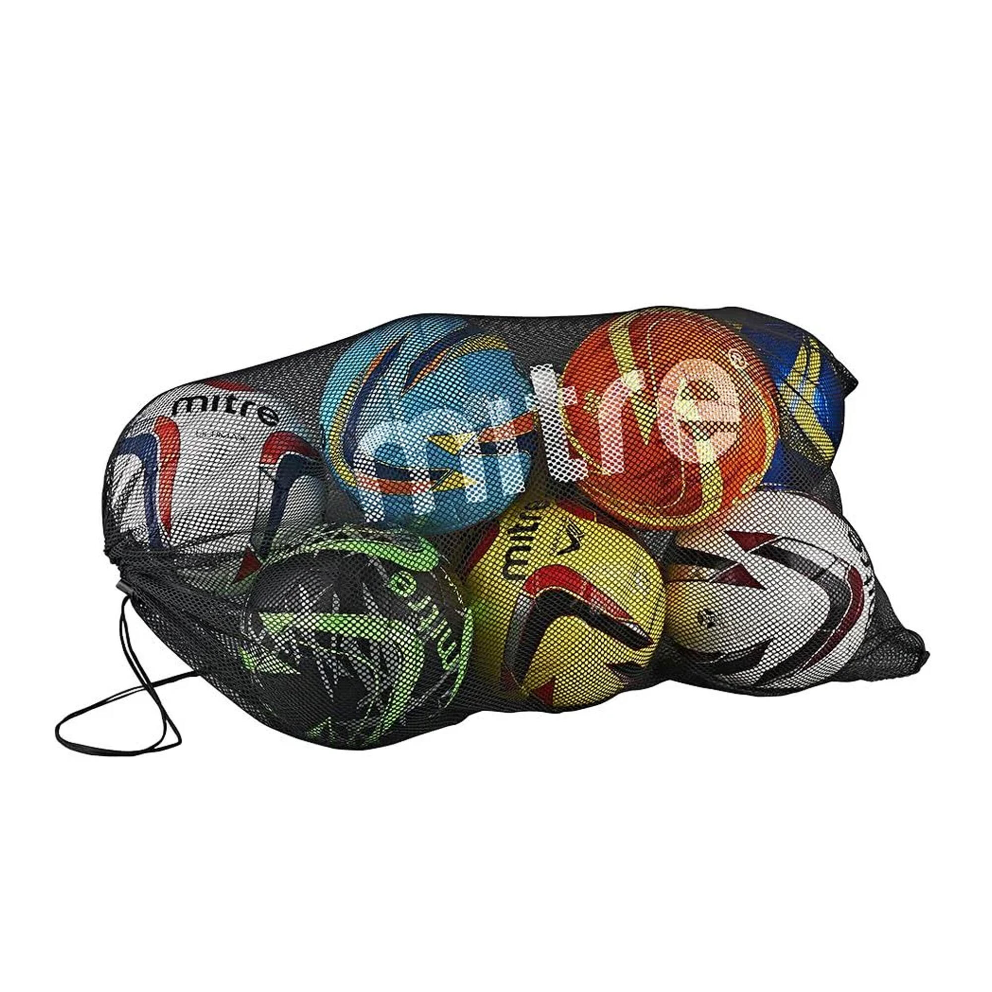 Mesh Football Bag (Black) 4/4