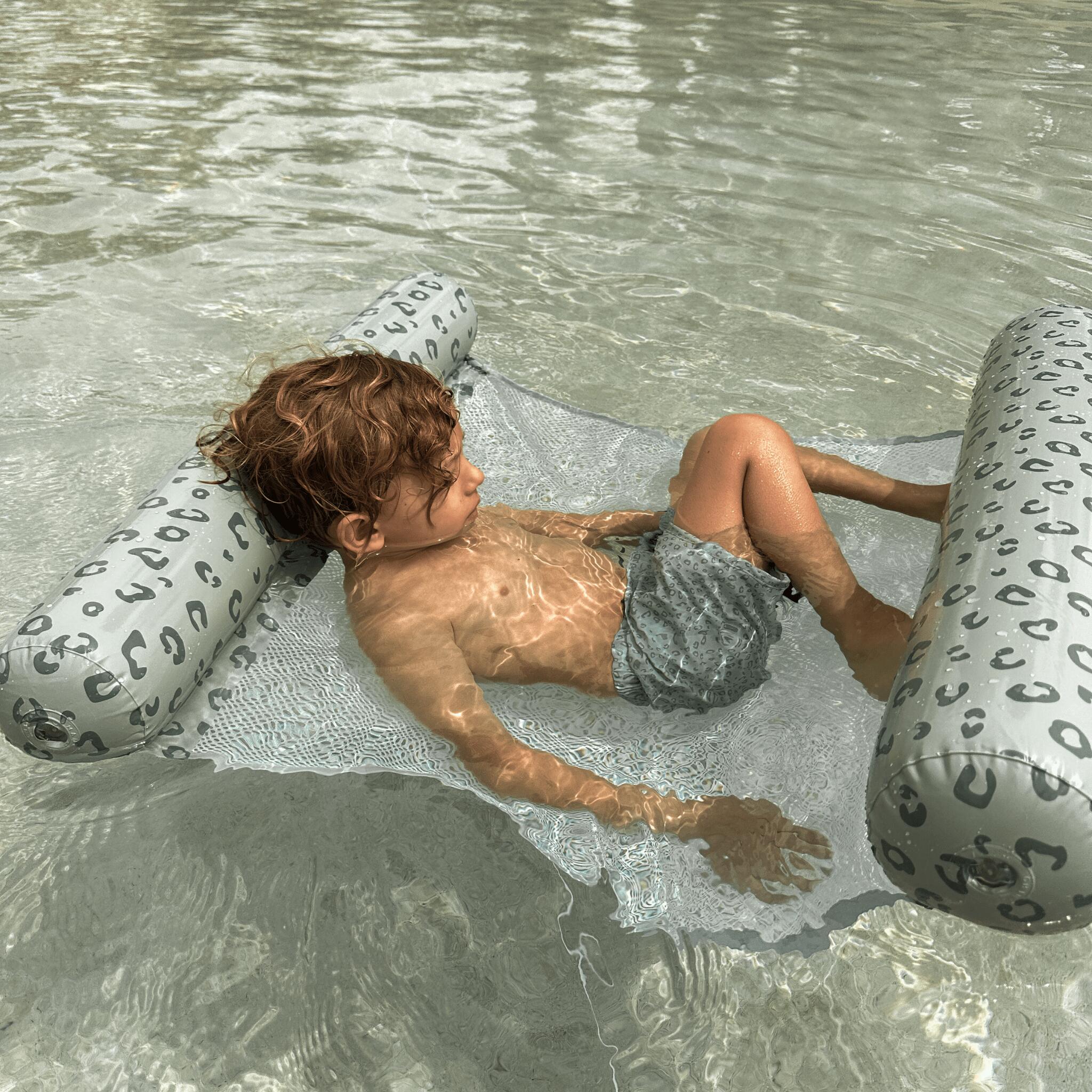 Badehose Jungs 98/104  Green Leopard 5/5