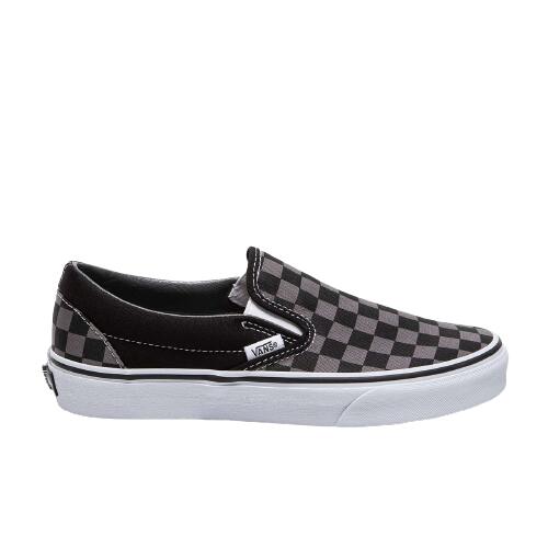 Vans Slip-On Sneakers Schwarz Pewter Check 1/7