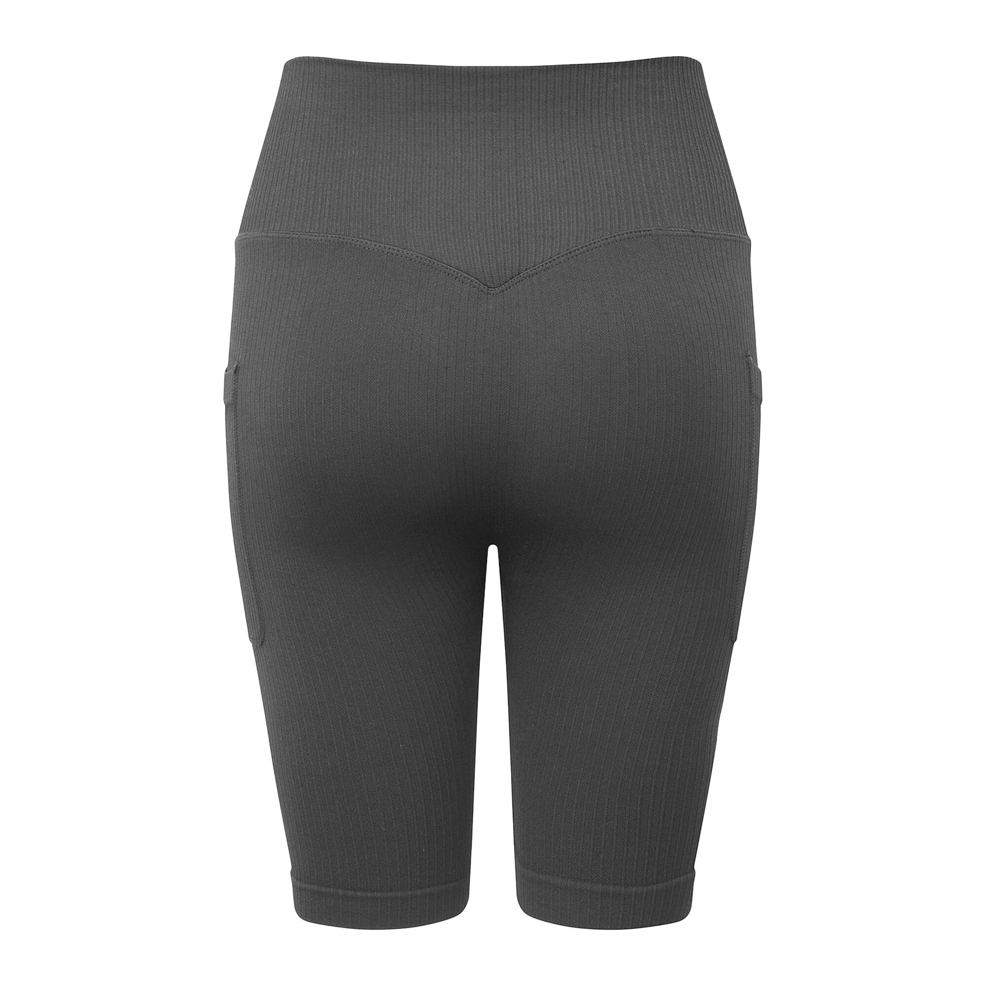 Radlershorts für Damen Anthrazit 2/3